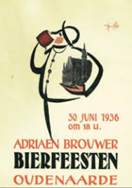 Poster Adriaen Brouwer Bierfeesten 1956